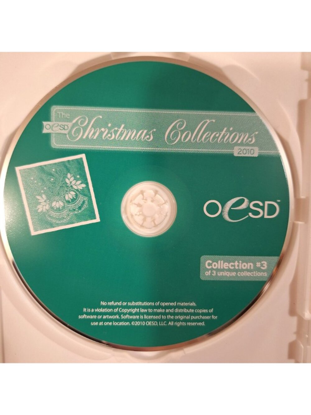 OESD Christmas Collections 2010 Embroidery CD Collection #3 13 Designs - Picture 3 of 6
